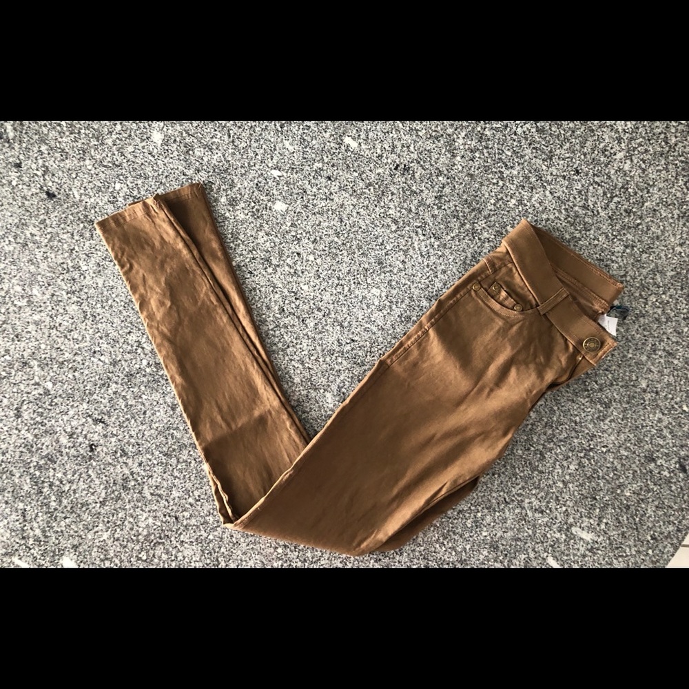Tan jeggings
